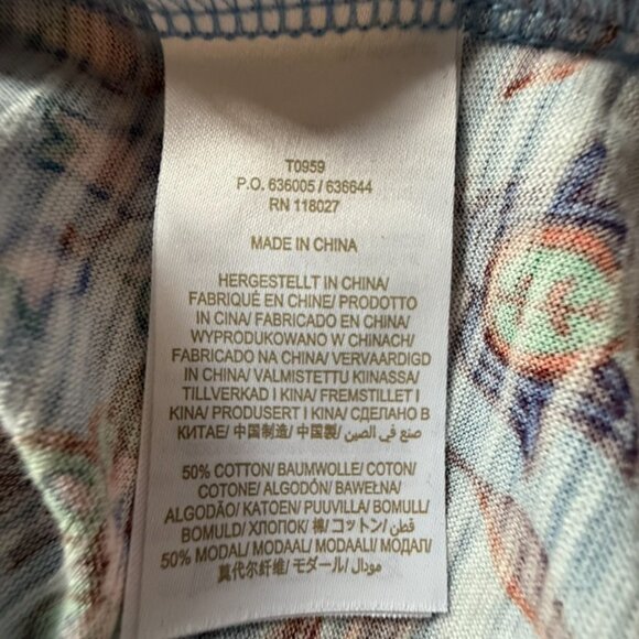 Boden Floral Print Long Sleeve Jersey Shirt - Picture 9 of 10